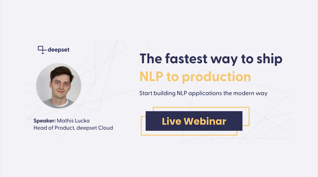 The fastest way to ship NLP to production
